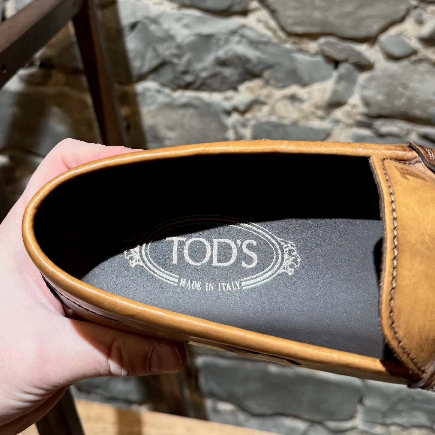 Tod's Beige Yellow Leather Penny Driving Loafers