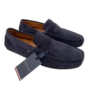Tommy Hilfiger Navy Suede Driving Shoes