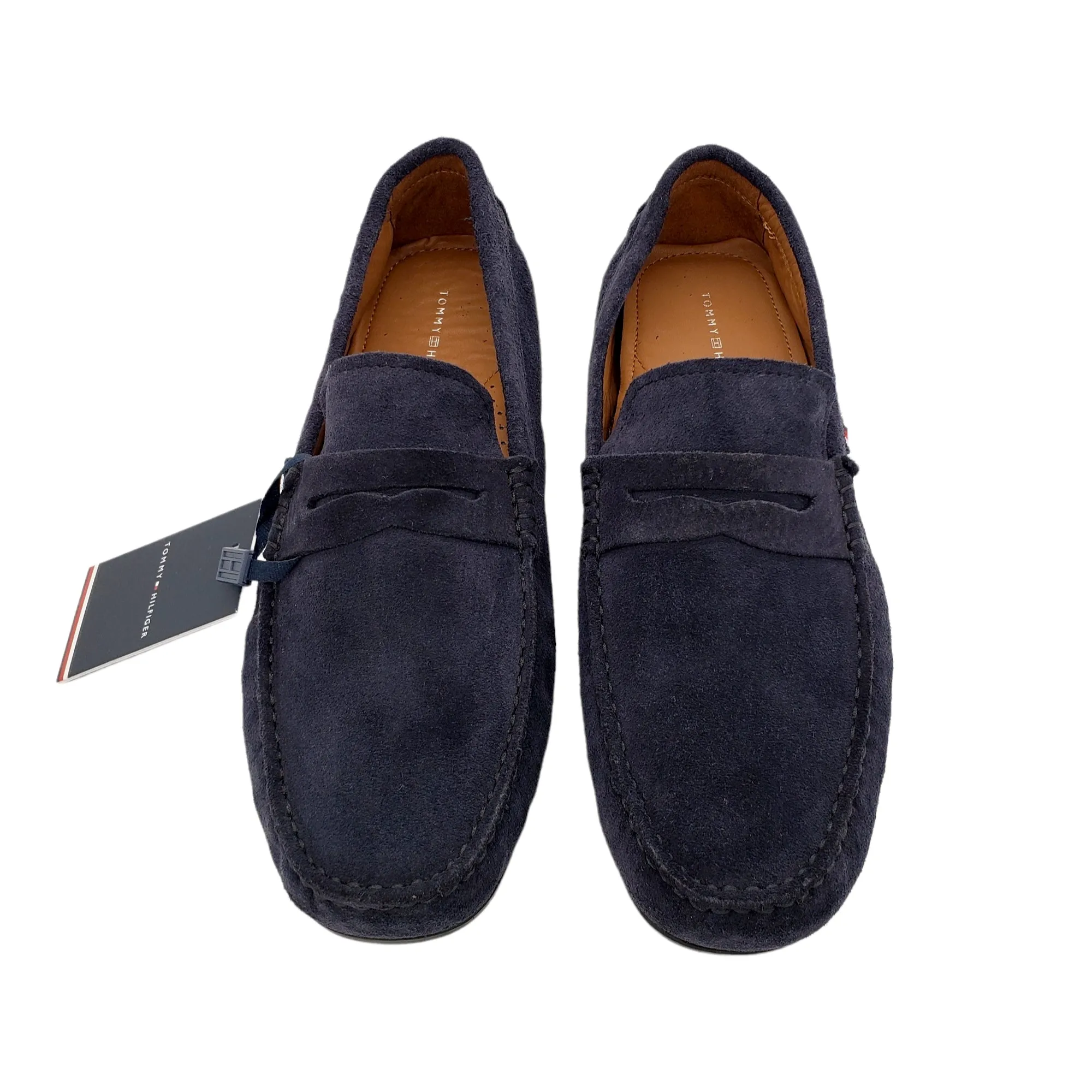 Tommy Hilfiger Navy Suede Driving Shoes