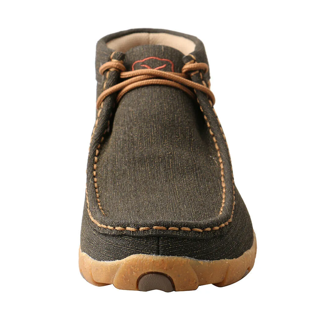 Twisted X Ladies Chukka Charcoal Driving Mocs WDM0144