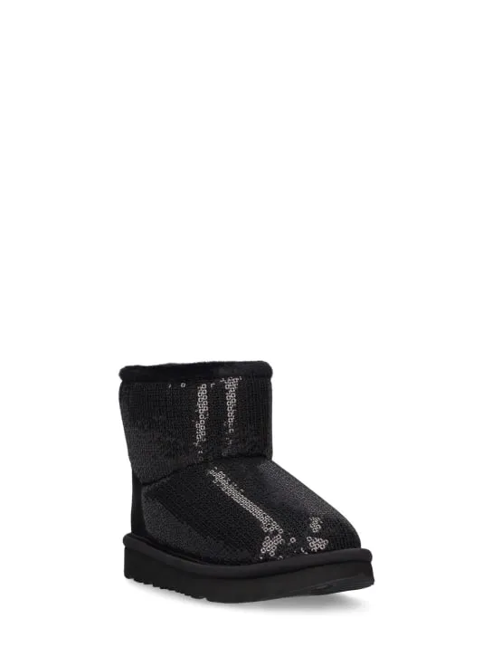 Ugg   Classic Mini Mirror Ball shearling boots 