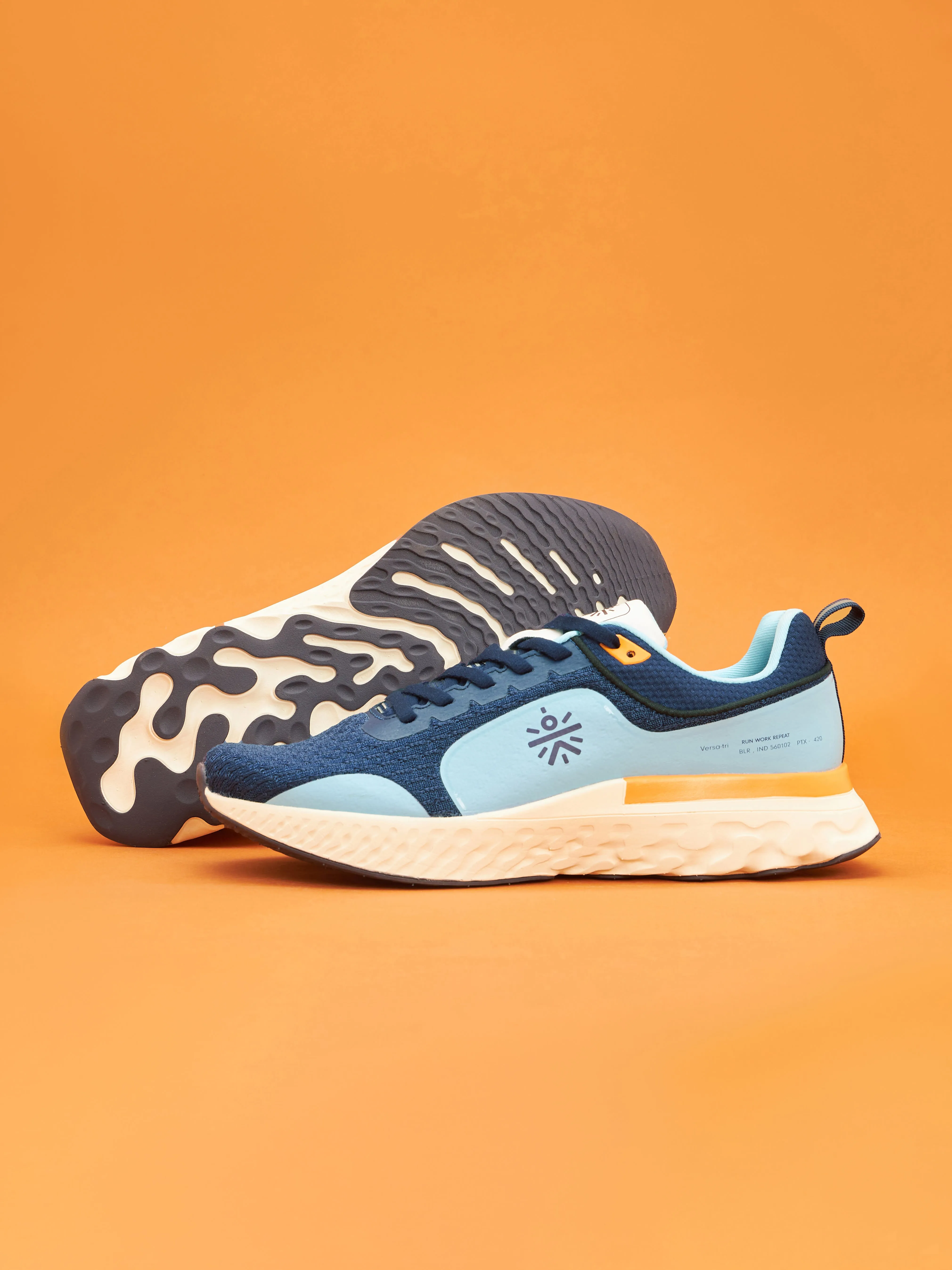 Versa Maze Men Running Shoes - Clay/Aqua