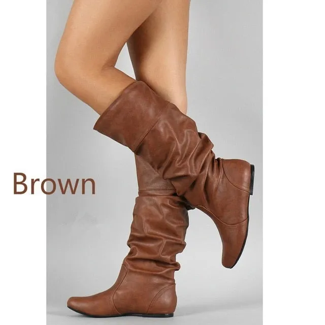 W-casual pu soft leather shoe