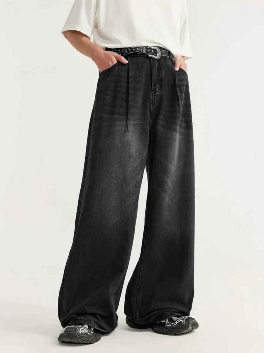 Washed Baggy Jeans