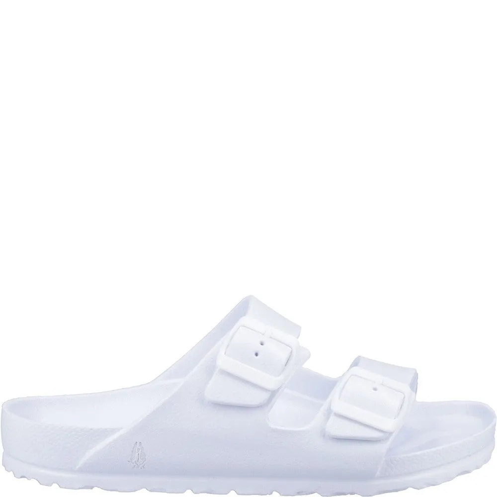 White Lorna Mule Sandals