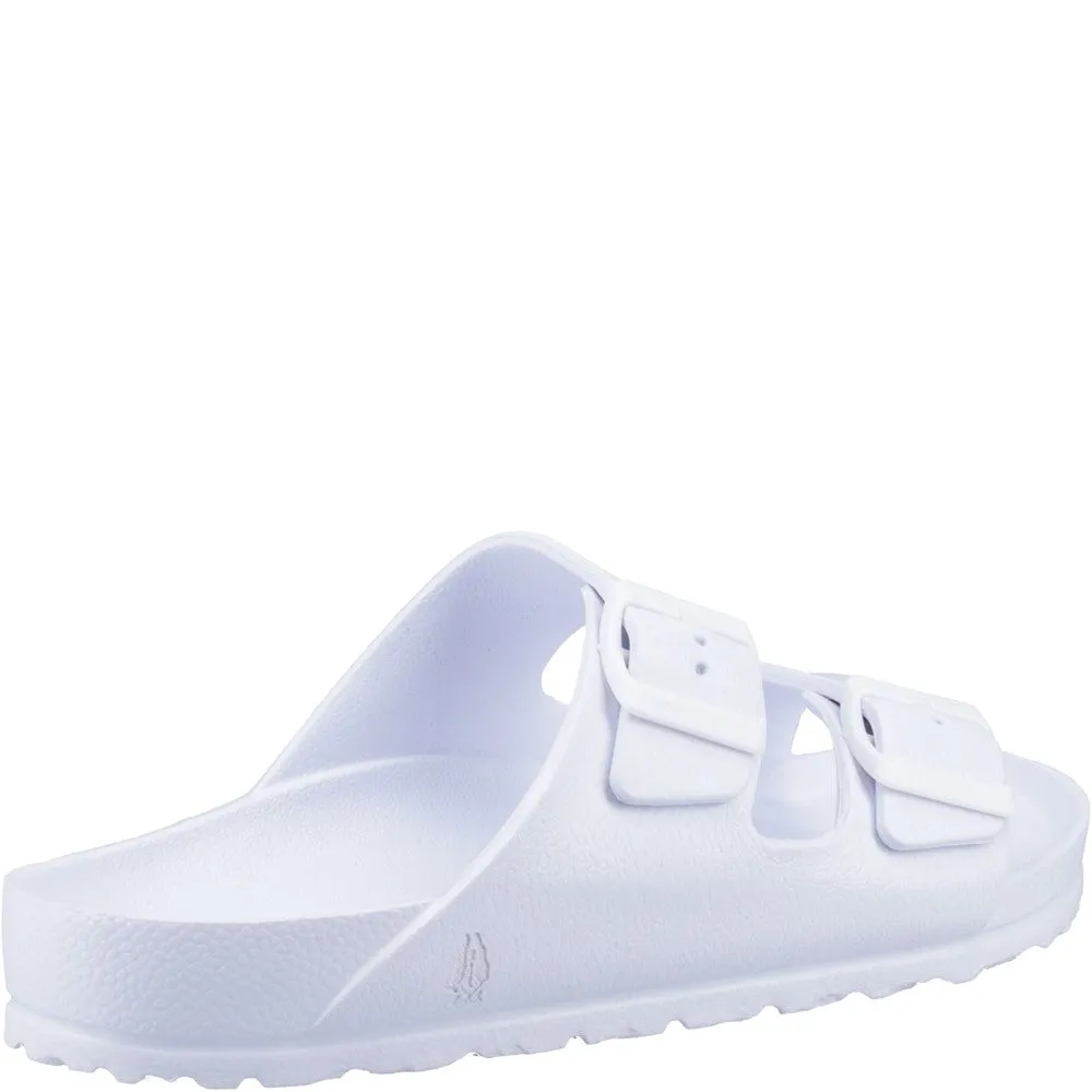 White Lorna Mule Sandals