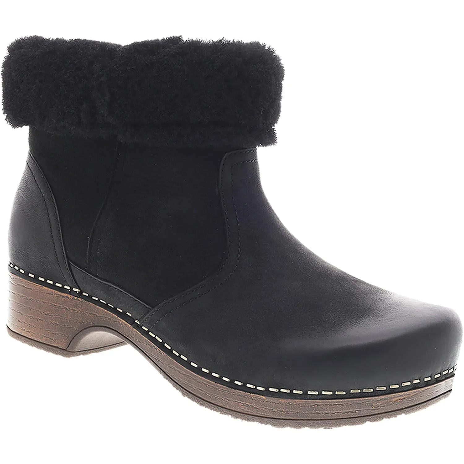 Women's Dansko Bettie Black Burnished Nubuck