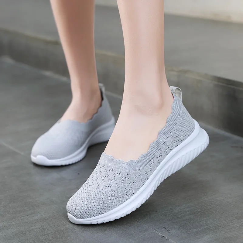 Women's Knit Slip on Loafers