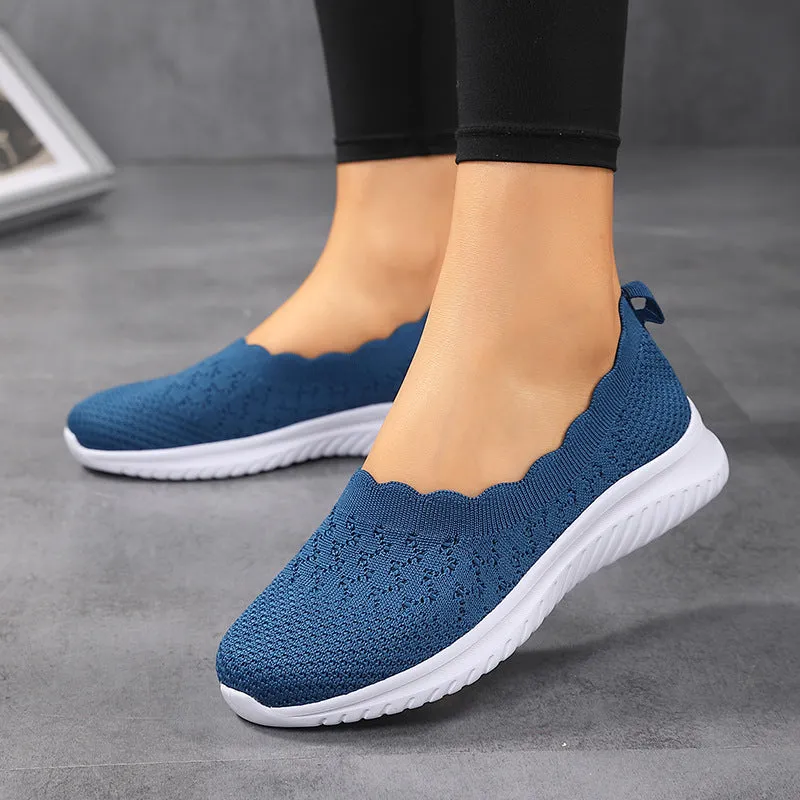 Women's Knit Slip on Loafers