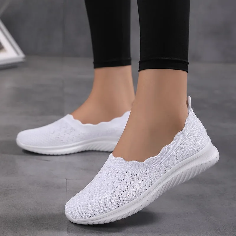 Women's Knit Slip on Loafers