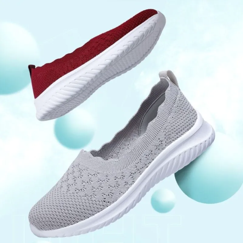Women's Knit Slip on Loafers