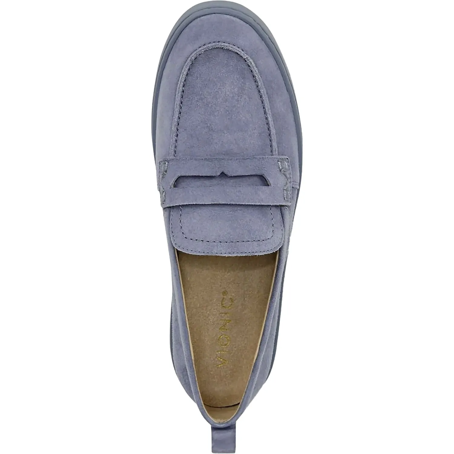 Women's Vionic Uptown Loafer Vintage Blue Haze Suede